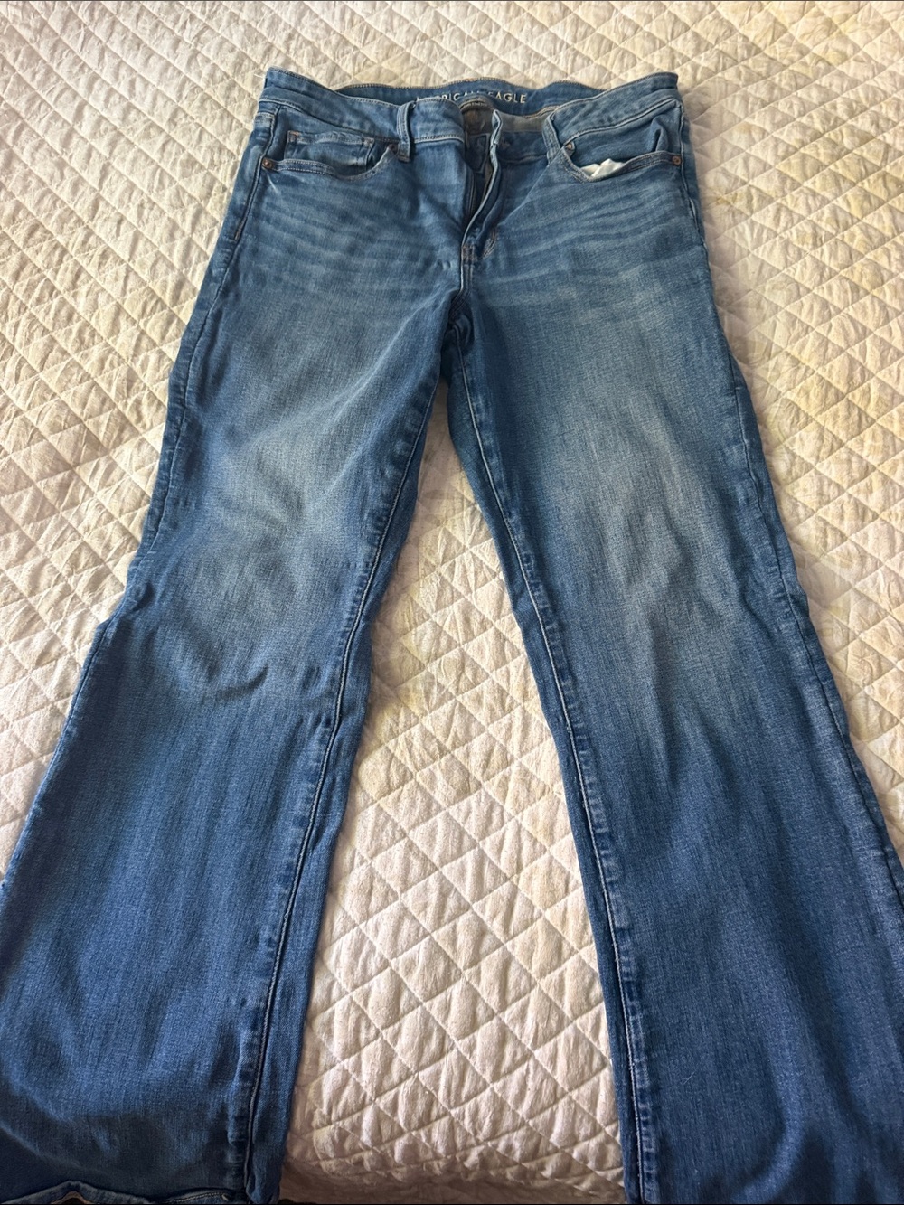 American Eagle Outfitters Medium Blue Flare Jeans